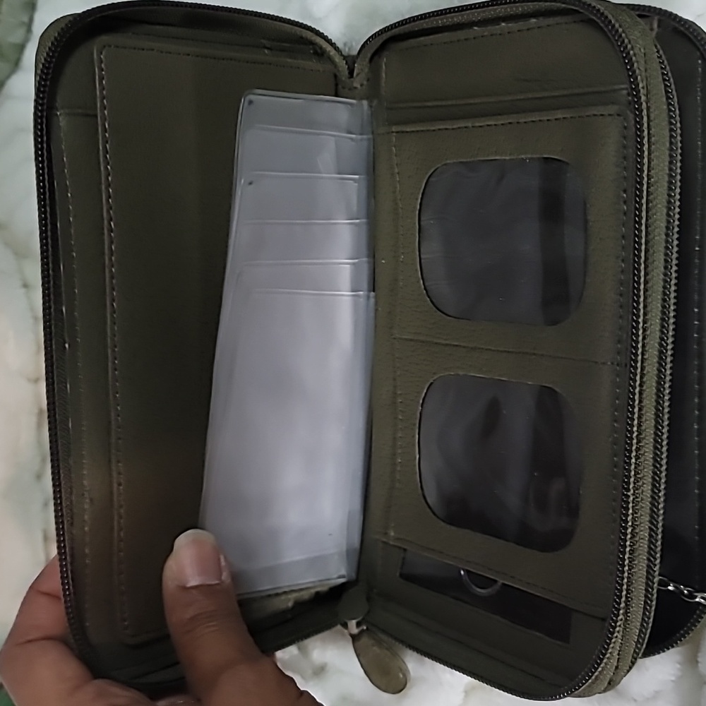 Unbranded Military Green Clutch Wallet View 6